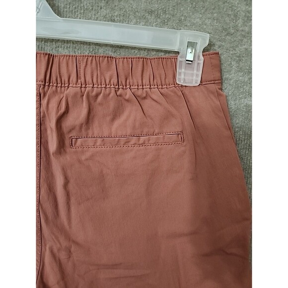 Old Navy Slim Built-In Flex Tech Jogger Shorts Mens M Dusty Red Stretch NEW - Picture 9 of 12